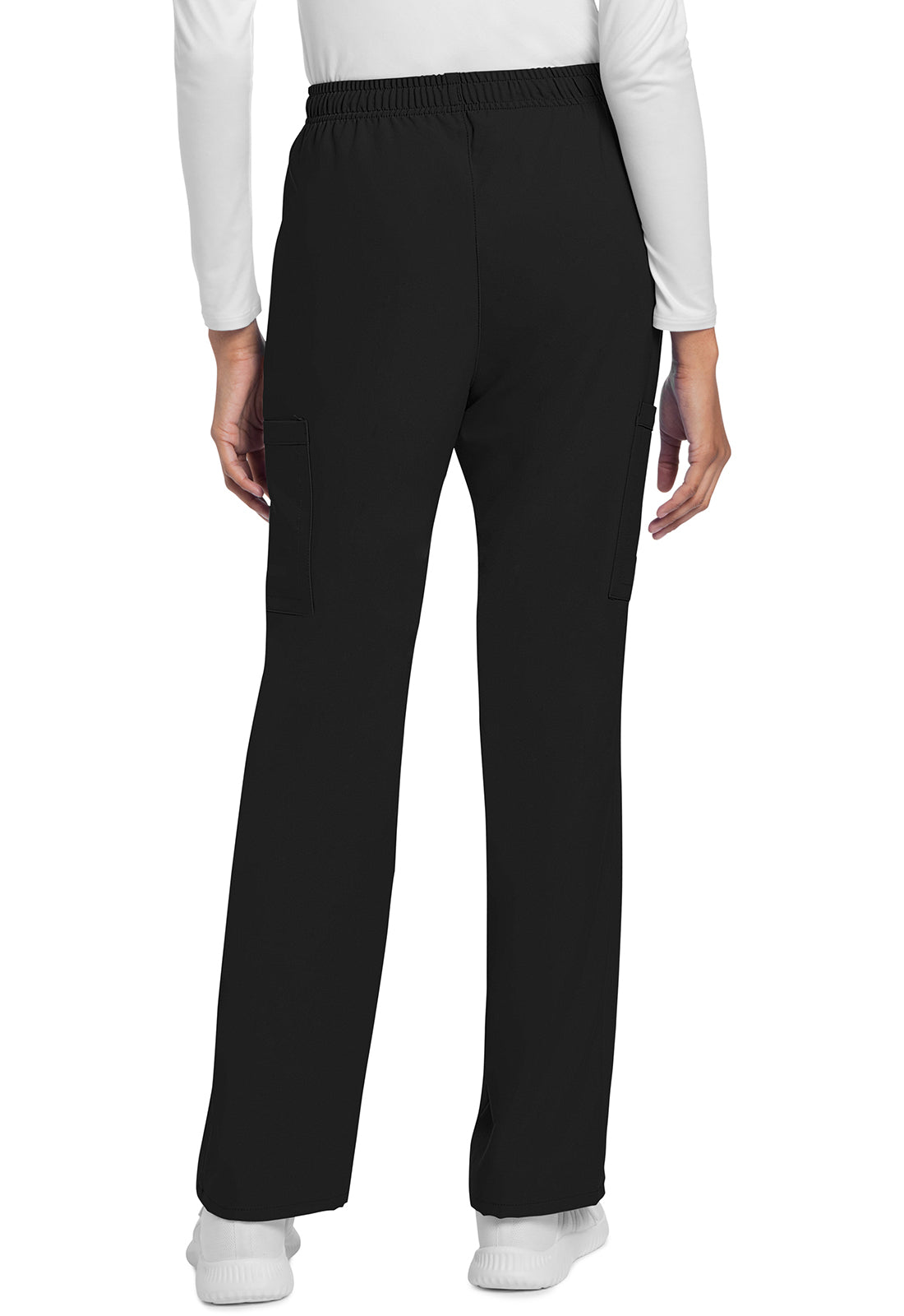 Cherokee CKE272A Straight Leg Trouser Pant - Black (back)