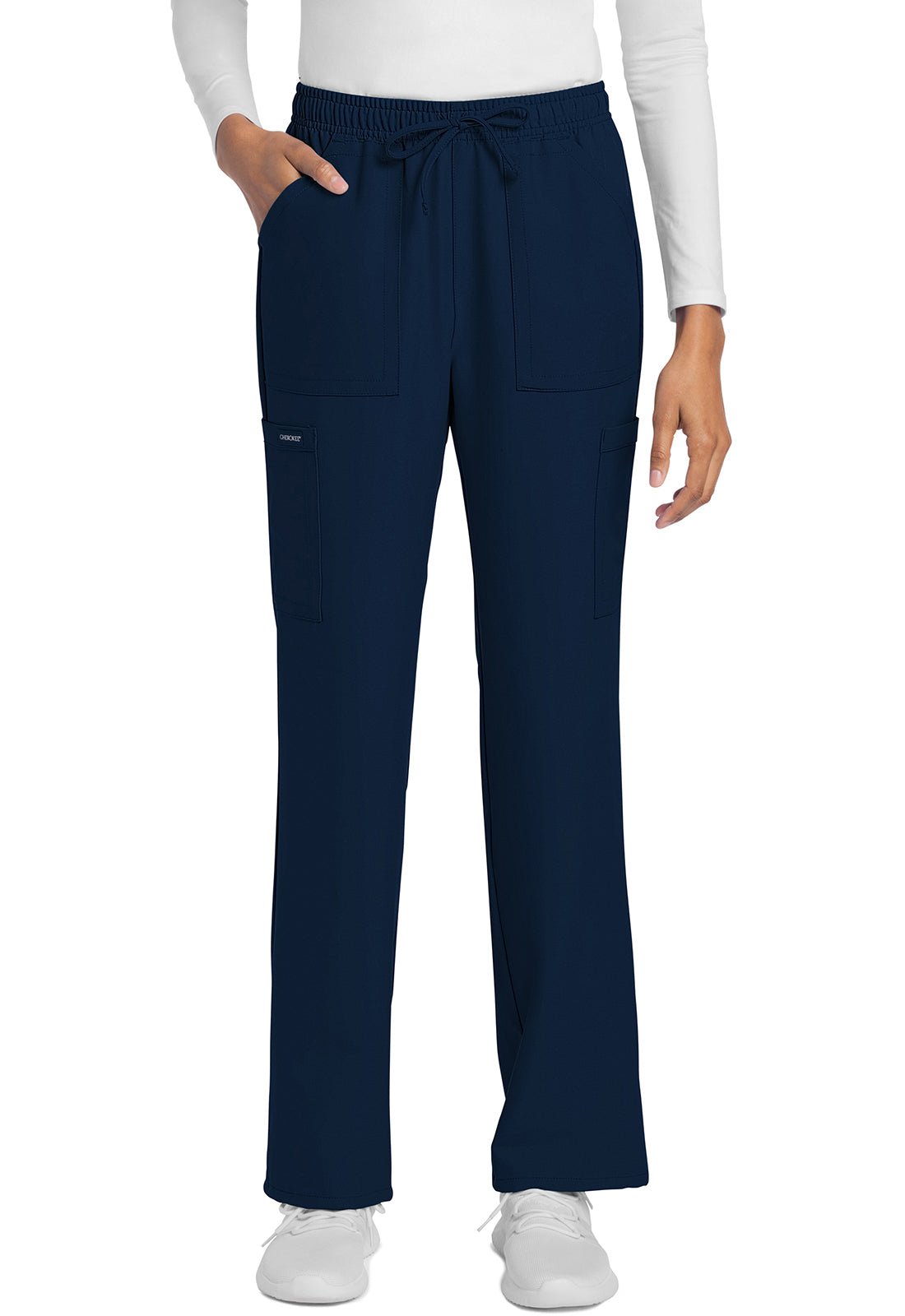 Cherokee CKE272A Straight Leg Trouser Pant - Navy (front)