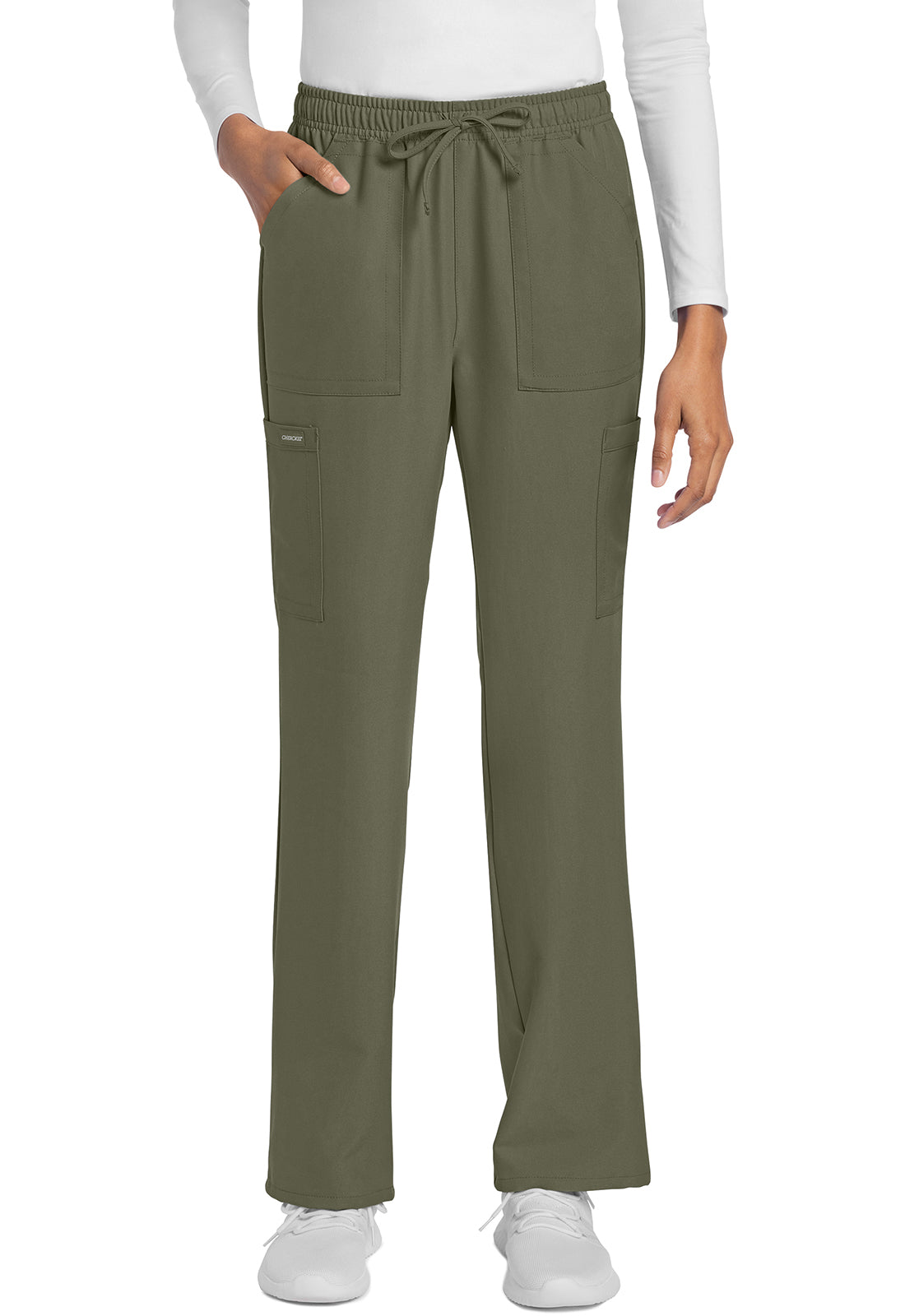 Cherokee CKE272A Straight Leg Trouser Pant - Olive (front)
