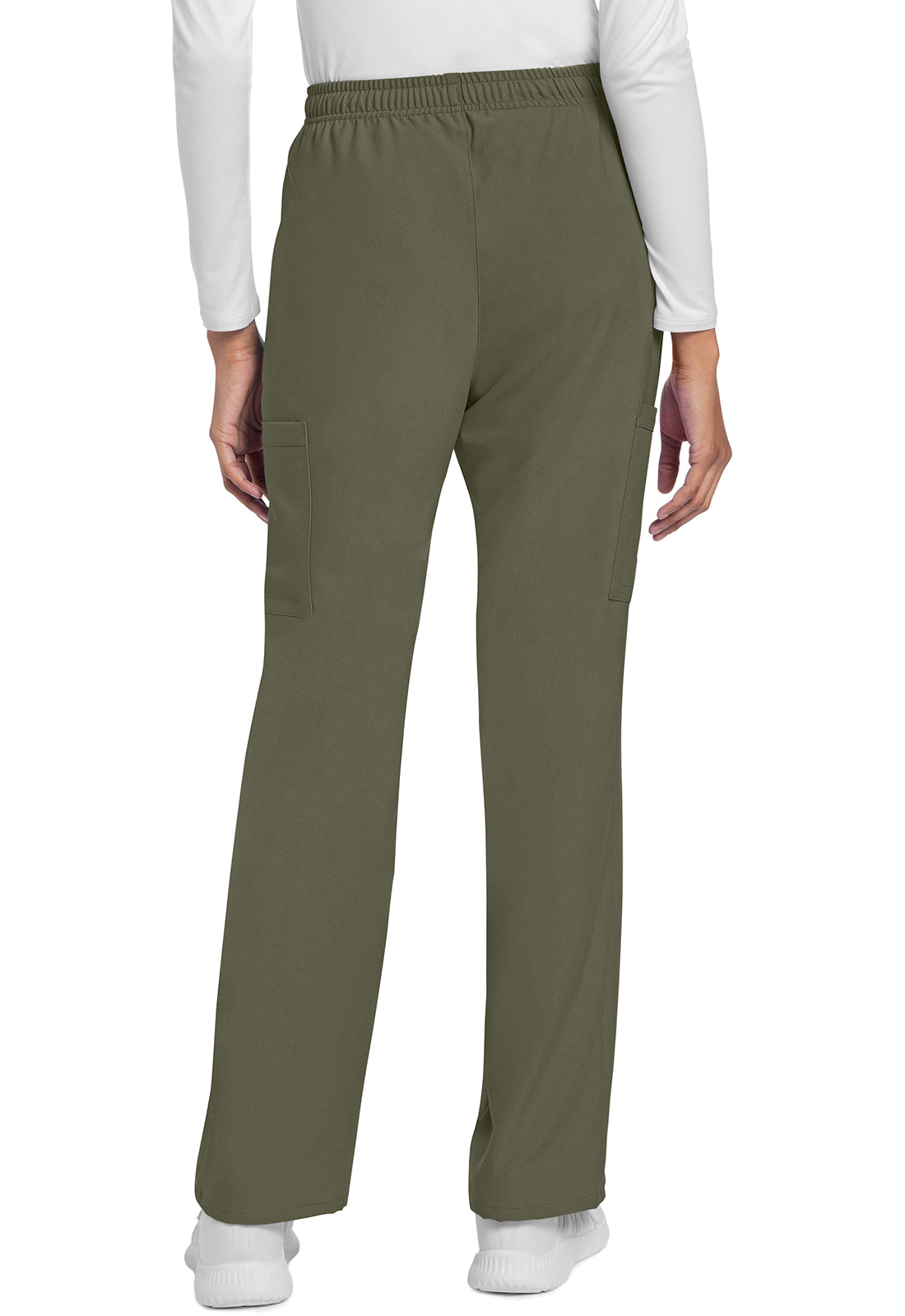 Cherokee CKE272A Straight Leg Trouser Pant - Olive (back)