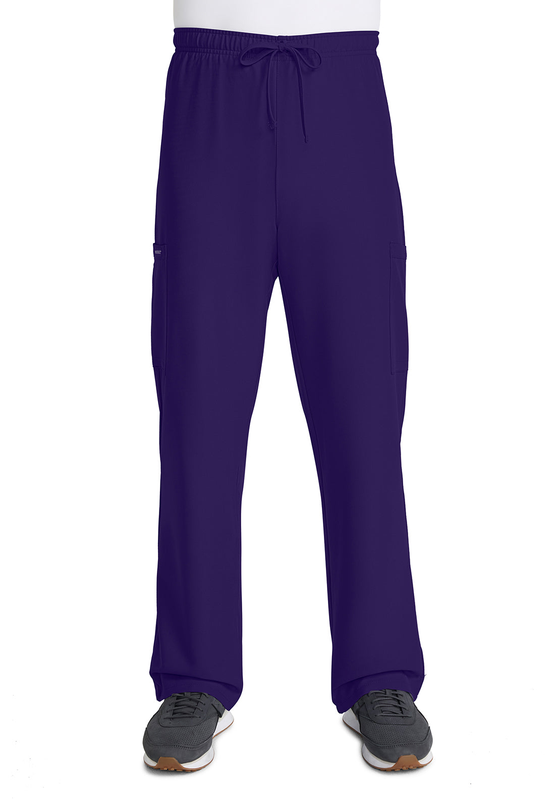 Cherokee CKE280A Unisex Drawstring Straight Leg Pant - Grape (front)