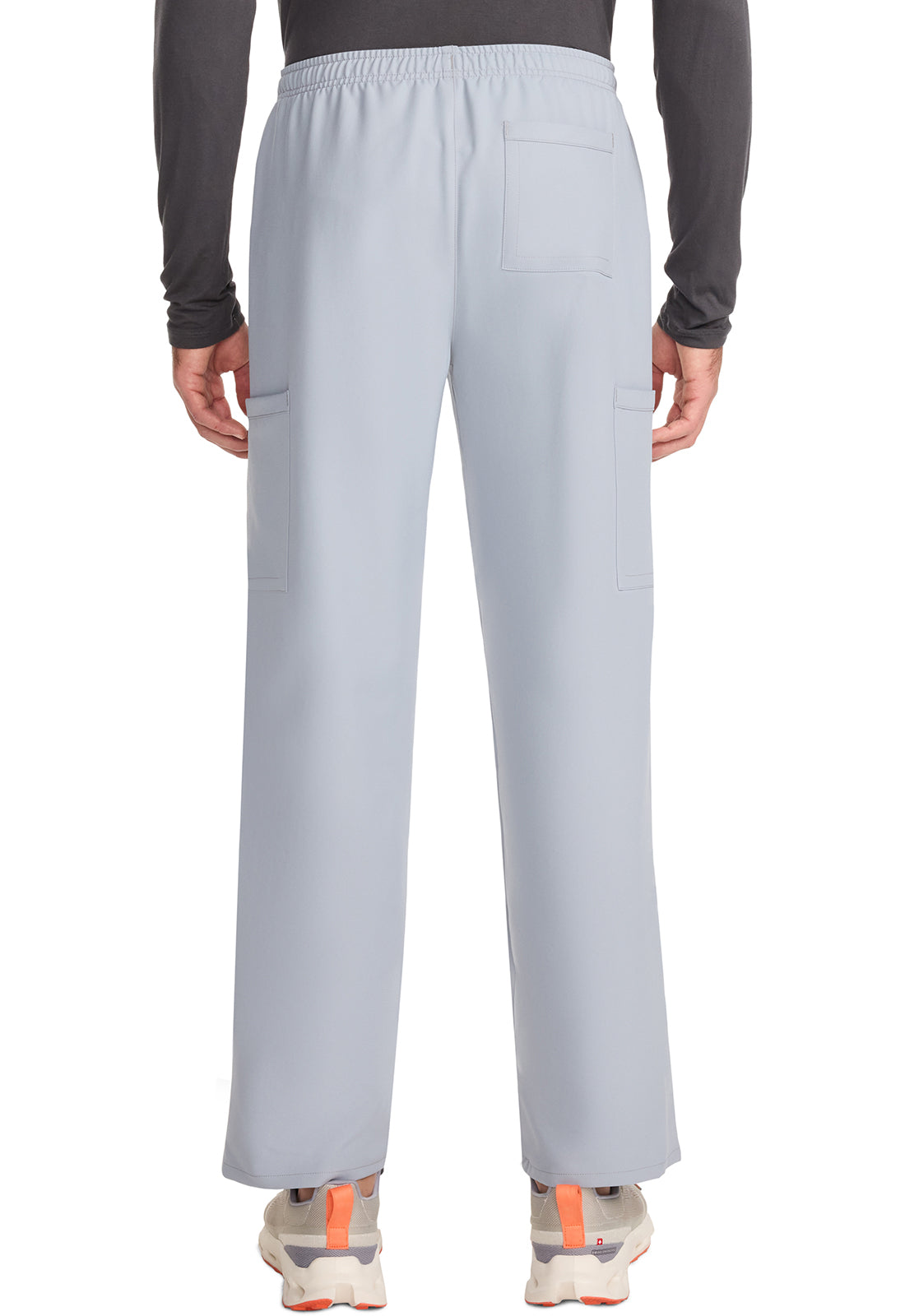 Cherokee CKE280A Unisex Drawstring Straight Leg Pant - Grey (back)