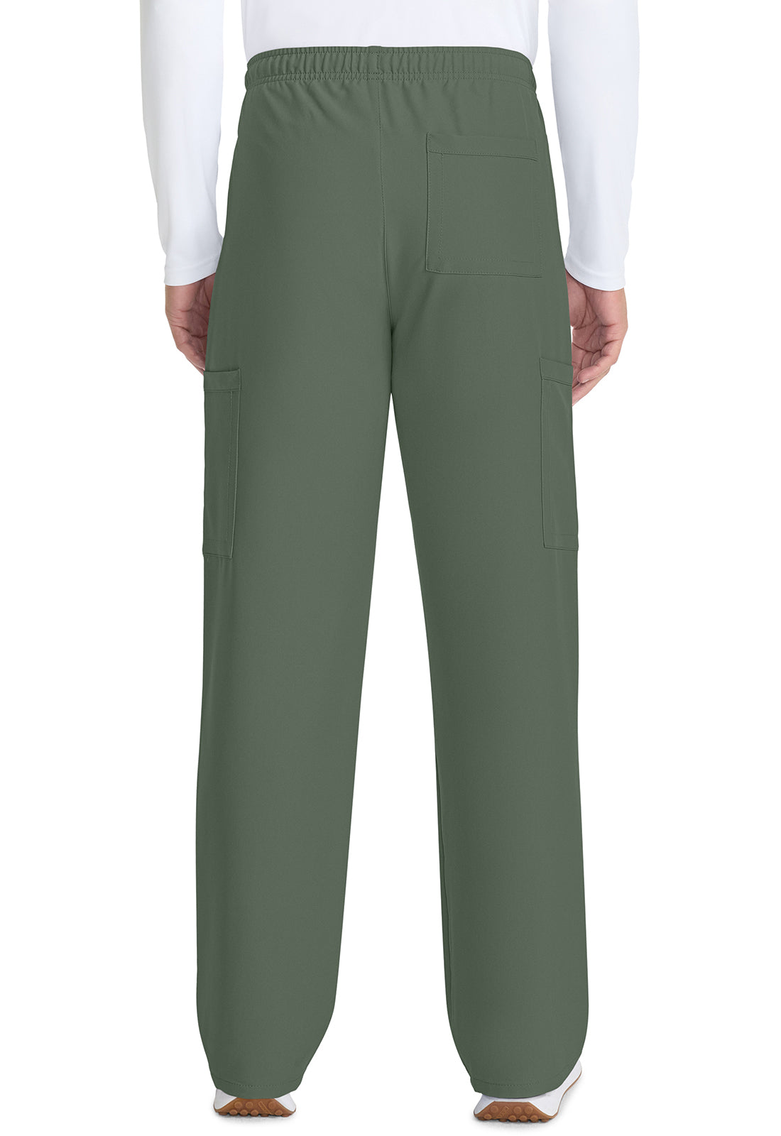 Cherokee CKE280A Unisex Drawstring Straight Leg Pant - Olive (back)