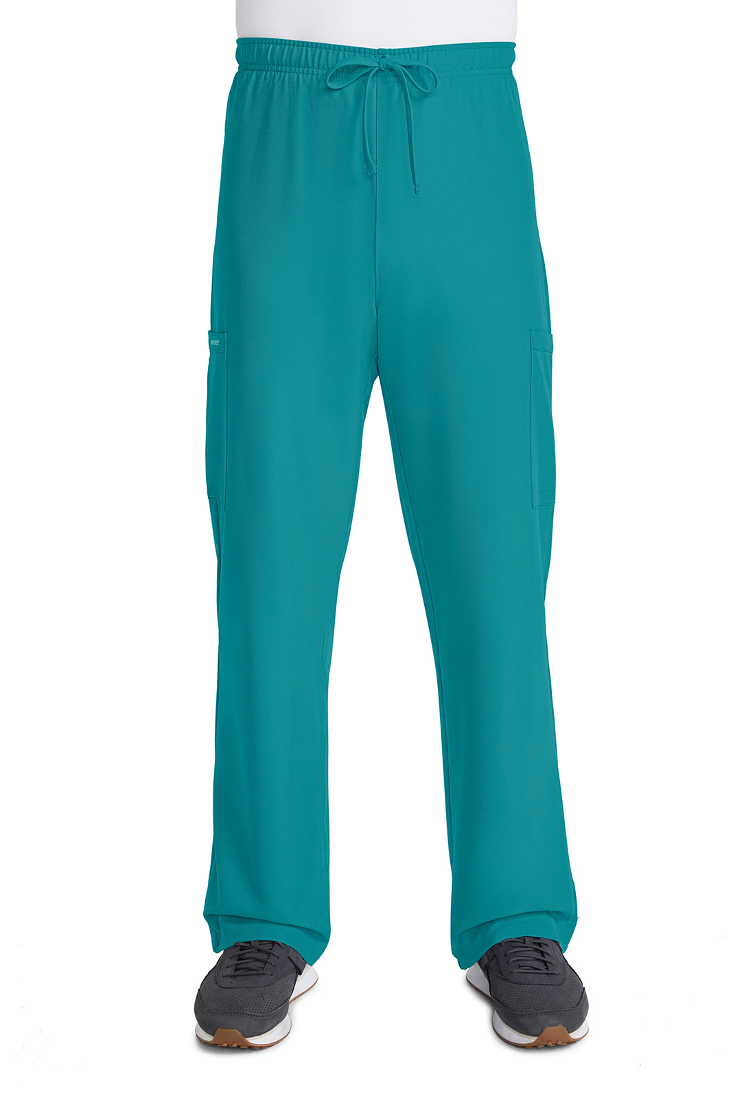 Cherokee CKE280A Unisex Drawstring Straight Leg Pant - Teal Blue (front)