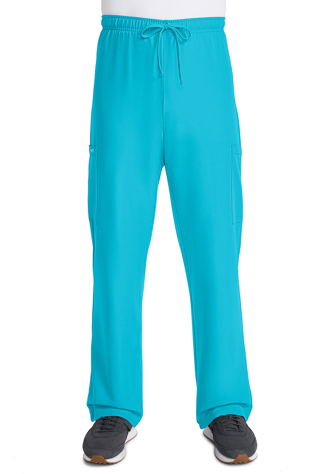 Cherokee CKE280A Unisex Drawstring Straight Leg Pant – Turquoise (front)