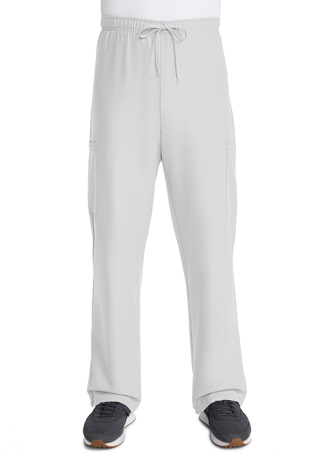 Cherokee CKE280A Unisex Drawstring Straight Leg Pant – White (front)
