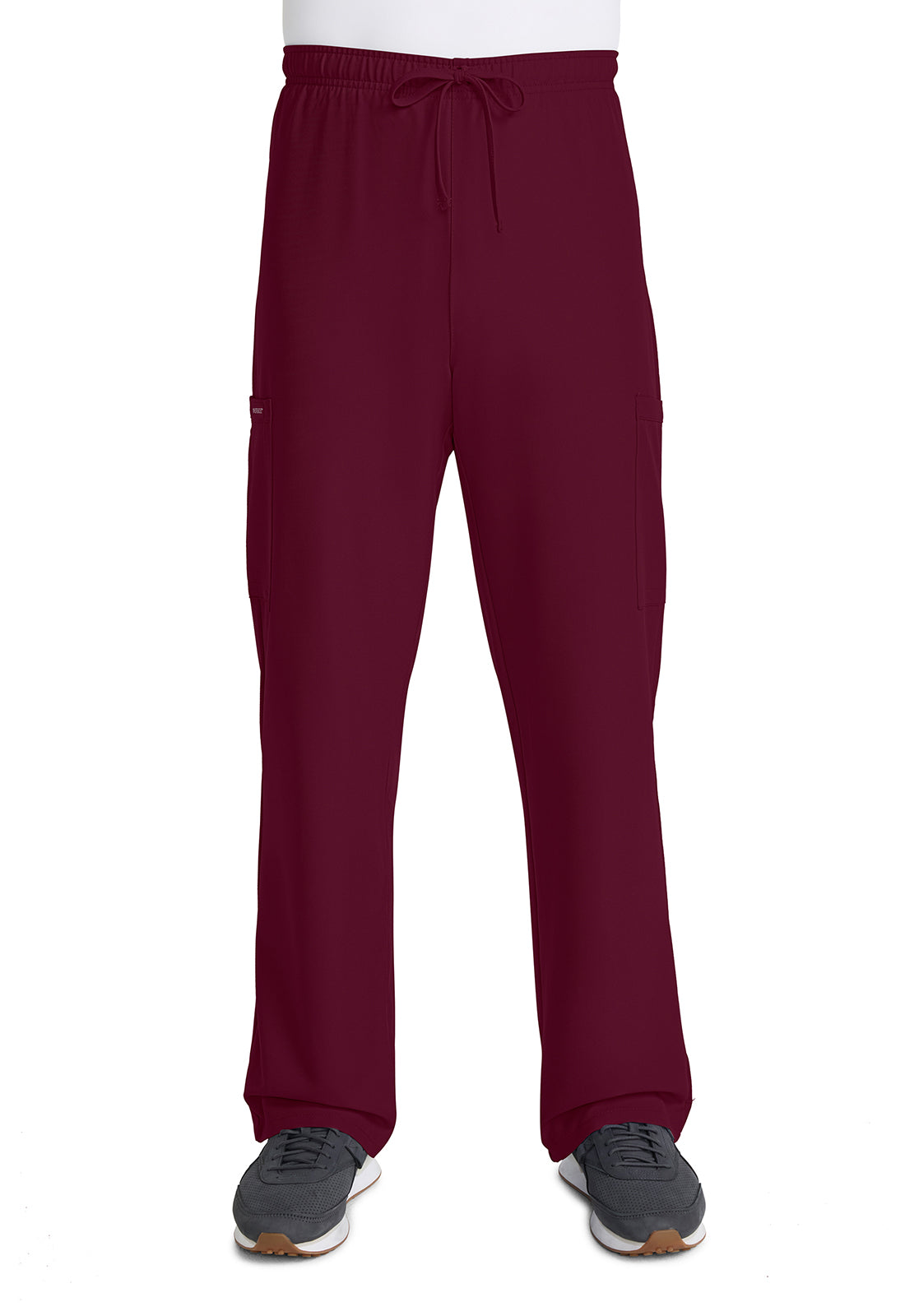 Cherokee CKE280A Unisex Drawstring Straight Leg Pant – Wine (front)