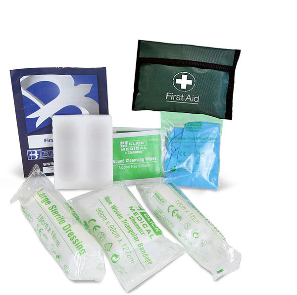 Click Medical HSE 1 Person First Aid Kit in Pouch, main product image