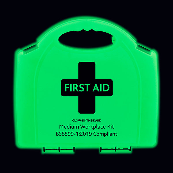 Click Medical BS8599-1 Large Workplace First Aid Kit Glow in the Dark Box, main product image