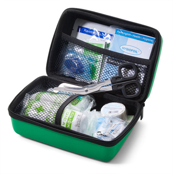 Click Medical BS8599-1 Travel First Aid Kit in Small FEVA Bag, main product image