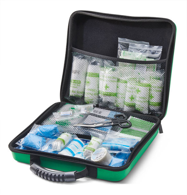 Click Medical BS8599-1 Medium First Aid Kit in Large FEVA Bag, main product image