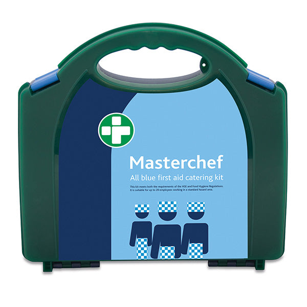 Click Medical Masterchef 20 Person All Blue Catering First Aid Kit in Aura Box, main product image