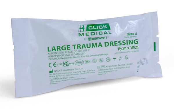 Click Medical TRAUMA DRESSING 15 x 18 - LARGE, main product image