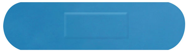 Click Medical Blue Detectable Plasters Medium Strip, main product image