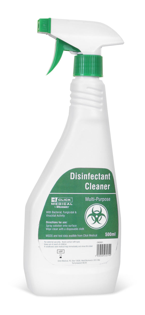 Click Medical Multipurpose Disinfectant Cleaner 500ML, main product image