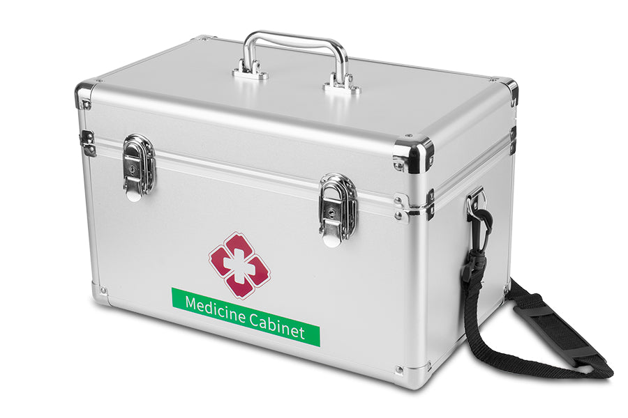 Click Medical Large Aluminium First Aid Kit, main product image