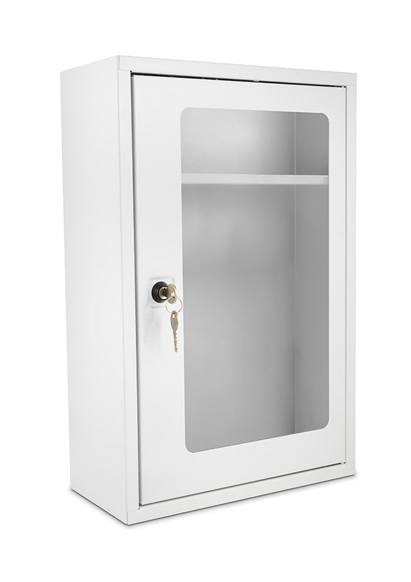 Click Medical Indoor Defibrillator Cabinet with Thumb Lock, main product image