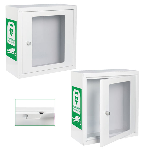 Click Medical Indoor Alarmed Defibrillator Cabinet, main product image