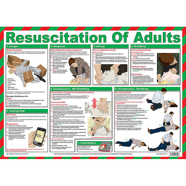 Click Medical Resuscitation Of Adults Guide A605, main product image