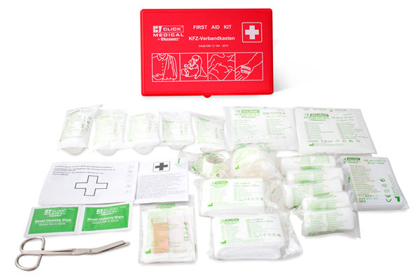 Click Medical German Vehicle First Aid Kit DIN 13164 In Travel Box, main product image