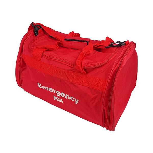 Click Medical Red Emergency Kit Bag Empty, main product image