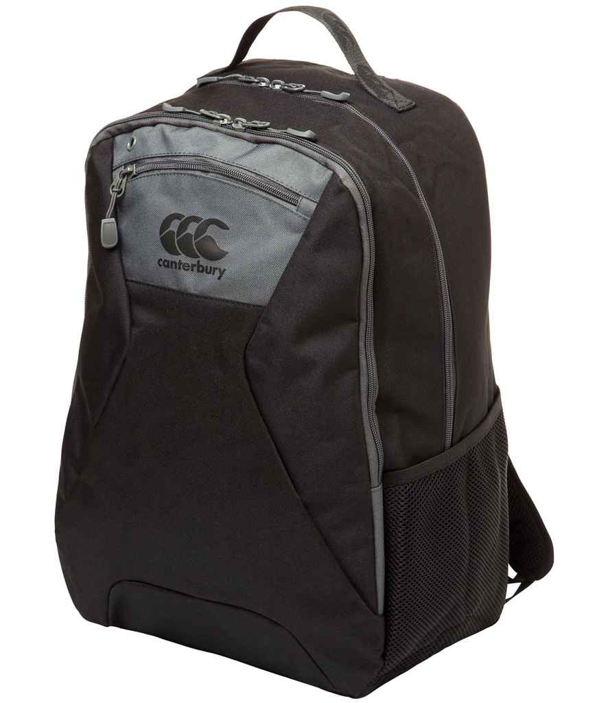 Canterbury Classics Medium Backpack in Black, front view