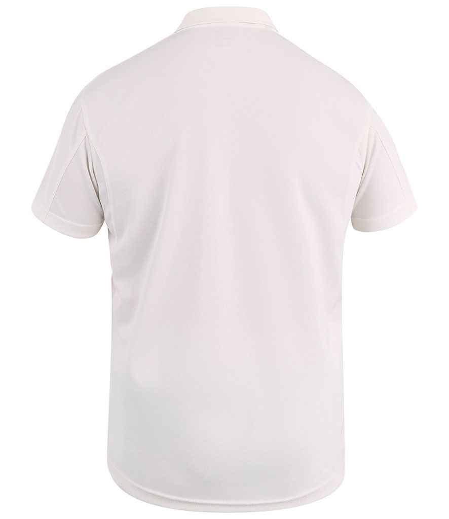 Canterbury Cricket Shirt in Cream, back view