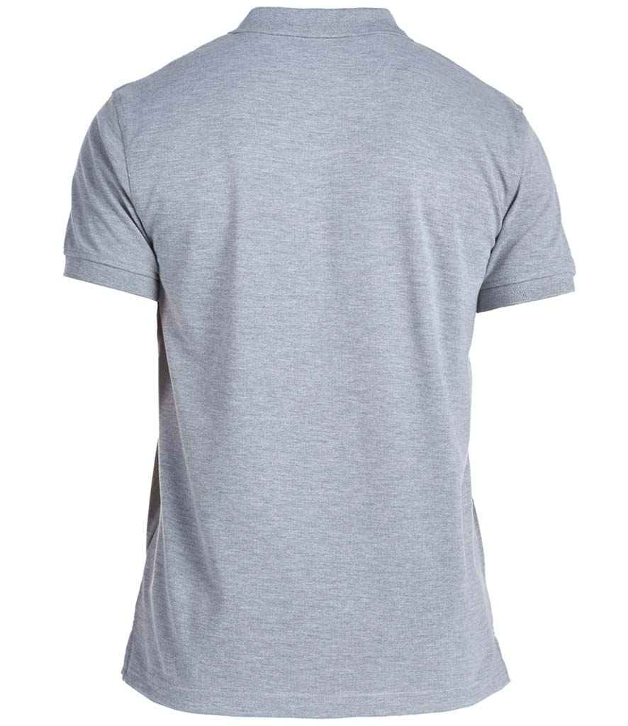 Canterbury Waimak Piqué Polo Shirt in Grey Marl, back view