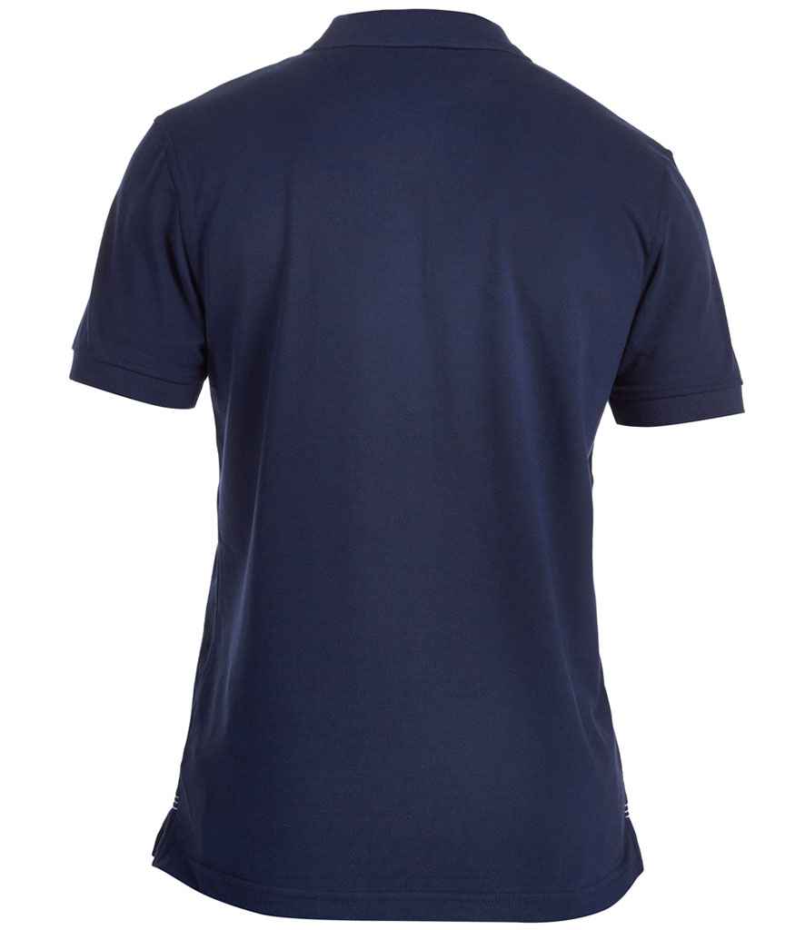 Canterbury Waimak Piqué Polo Shirt in Navy, back view