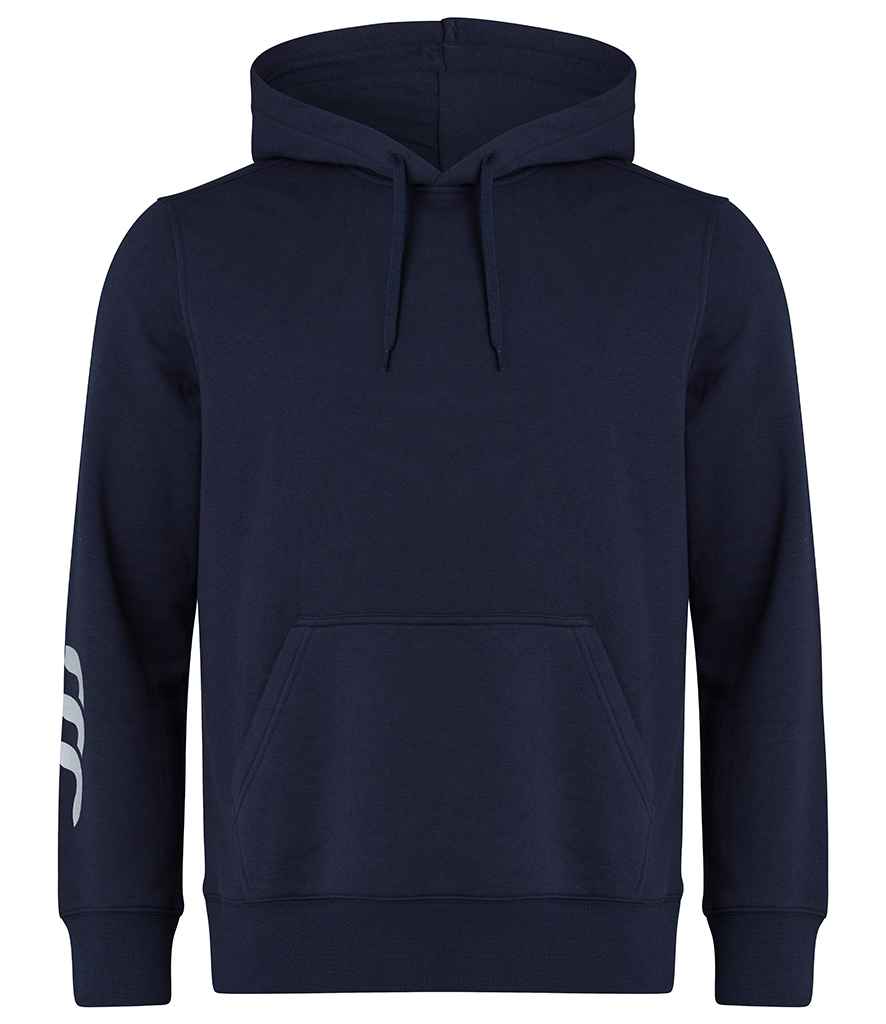 Canterbury Club Hoodie in Navy, front view