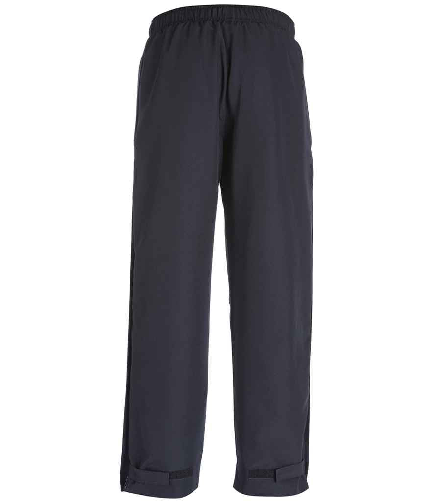 Canterbury Kids Open Hem Stadium Pants in Black, back view