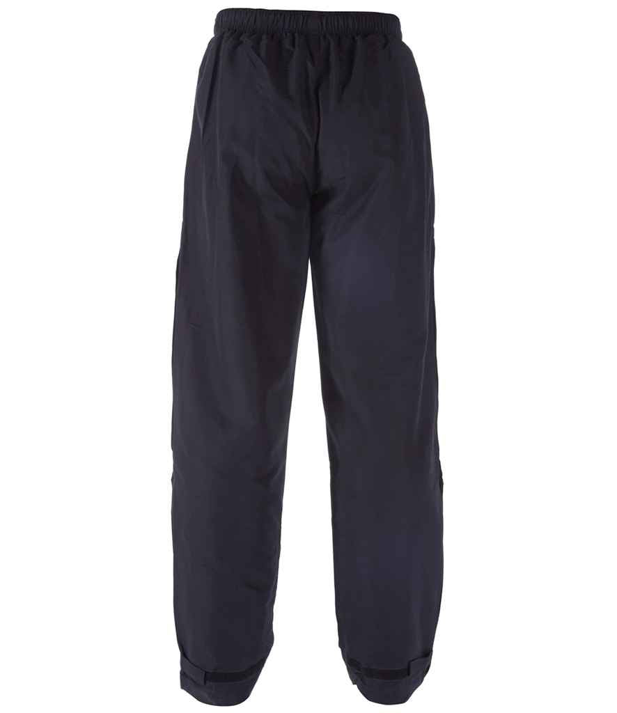 Canterbury Open Hem Stadium Pants in Black, back view