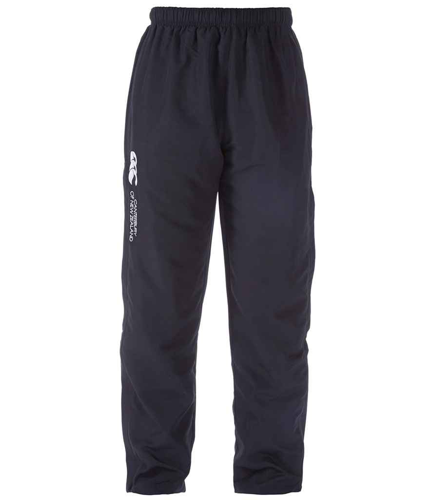 Canterbury Open Hem Stadium Pants in Black, front view