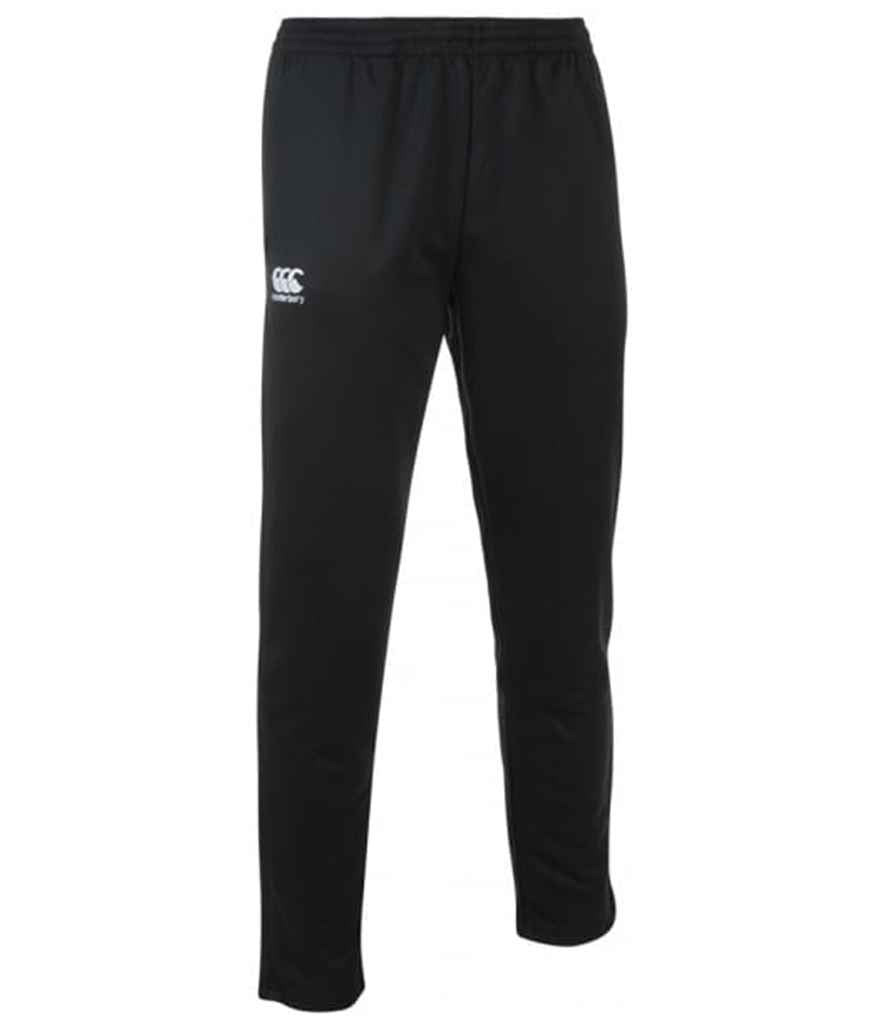 Canterbury Stretch Tapered Pants in Black, front view