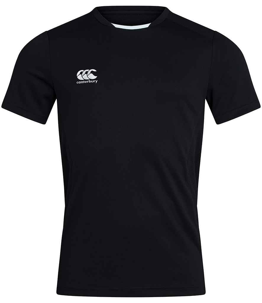 Canterbury Club Dry T-Shirt in Black, front view