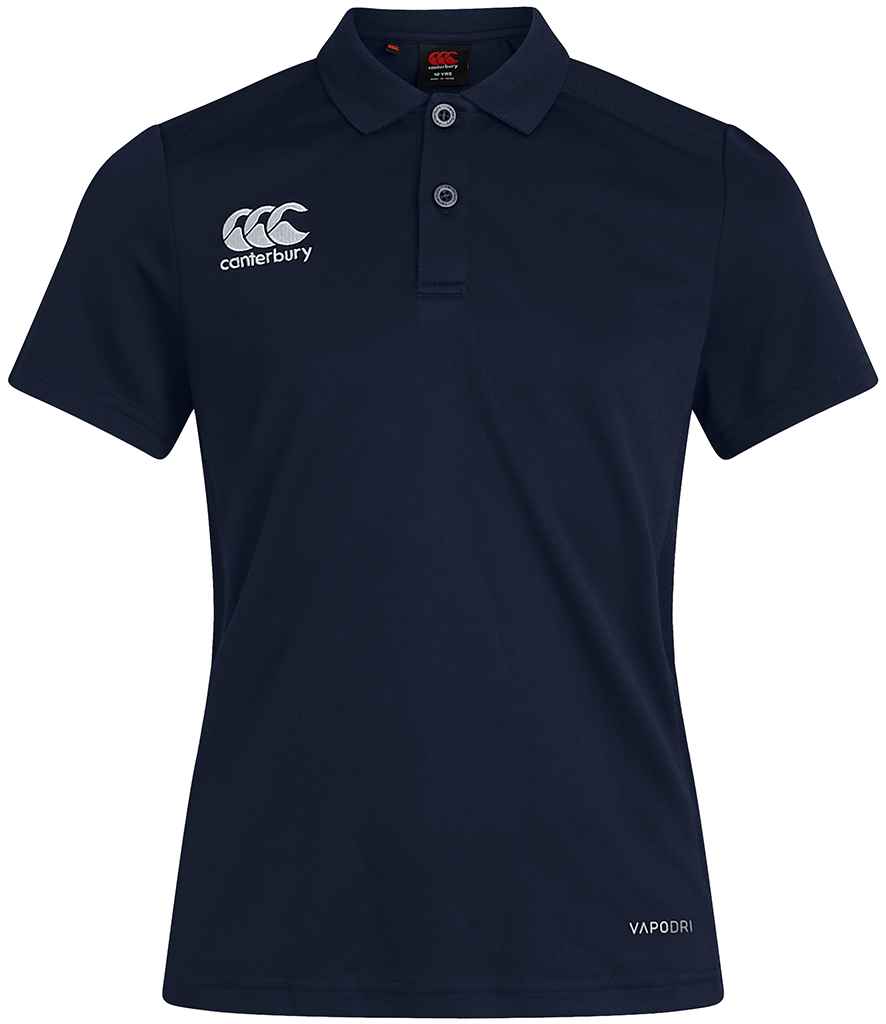 Canterbury Ladies Club Dry Polo Shirt in Navy, front view