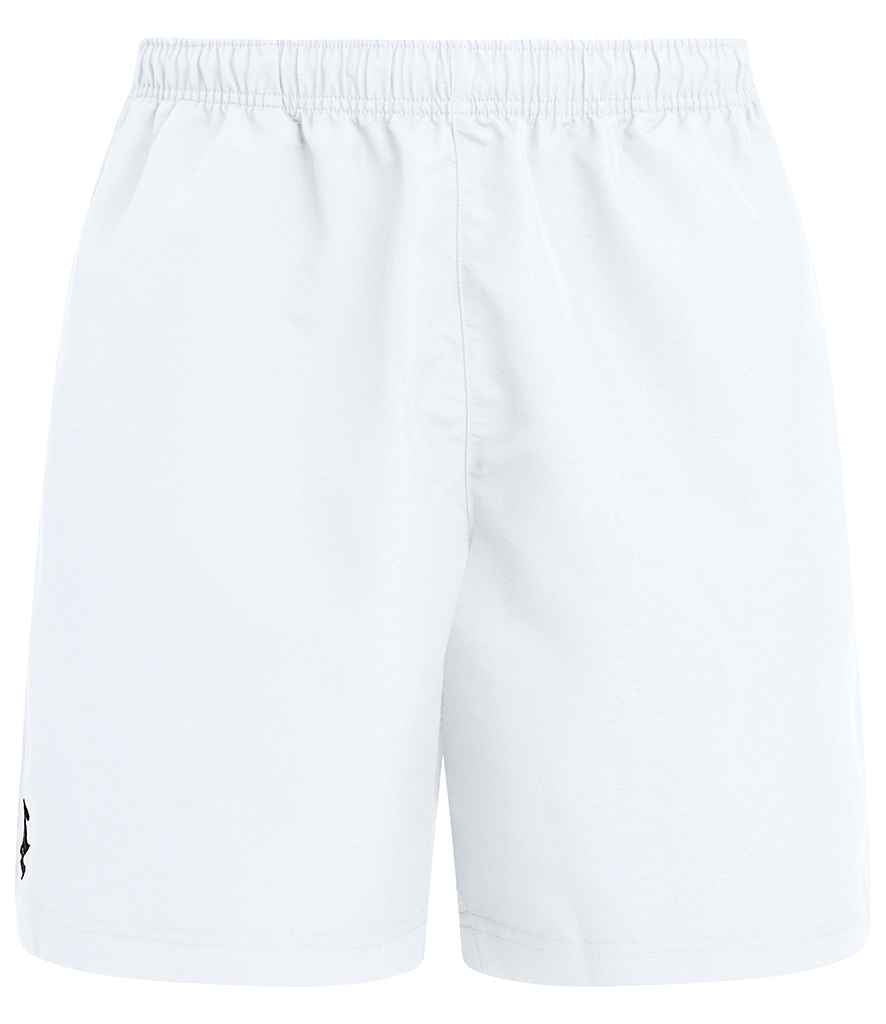 Canterbury Club Shorts in White, front view