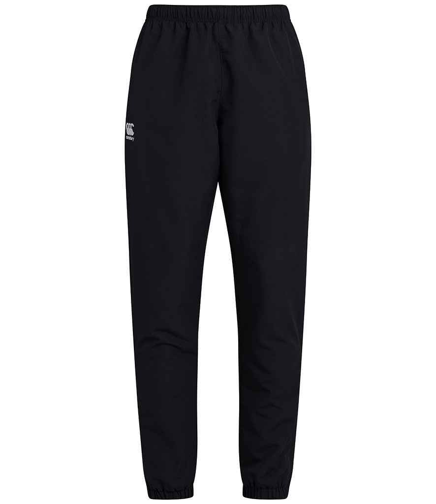 Canterbury Club Track Pants in Black, front view