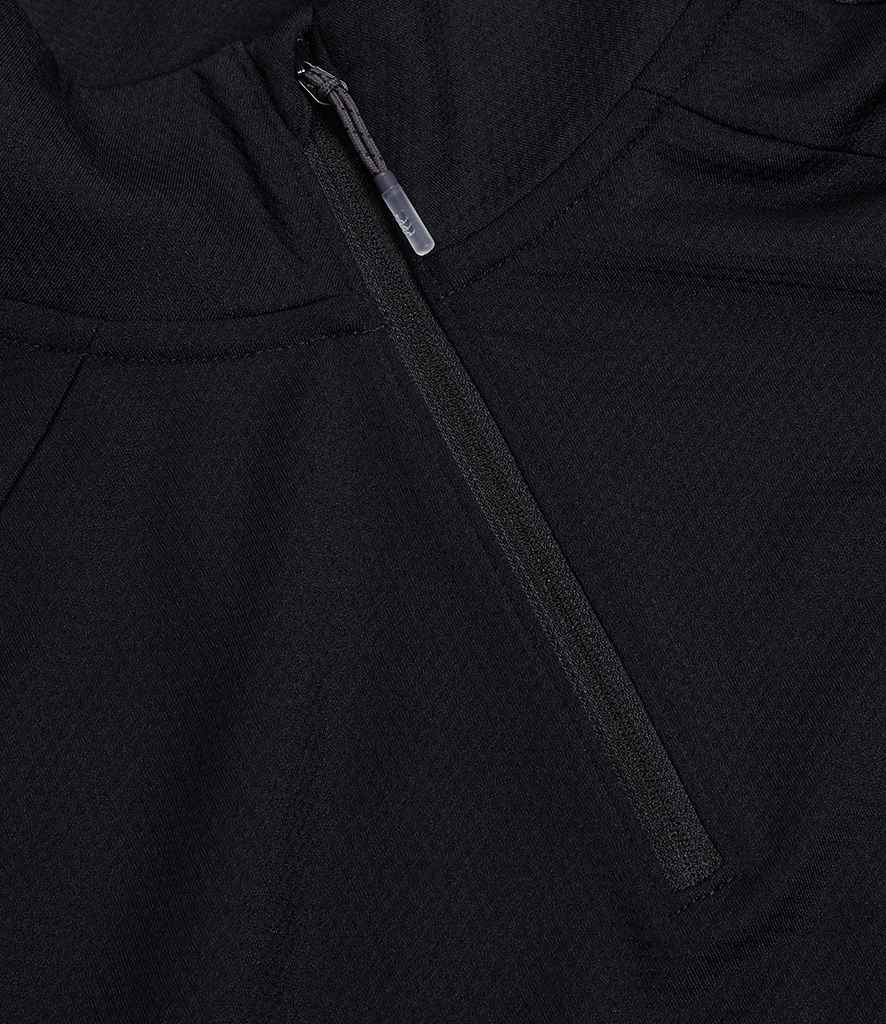 Canterbury Elite First Layer Top in Black/Magnet Marl