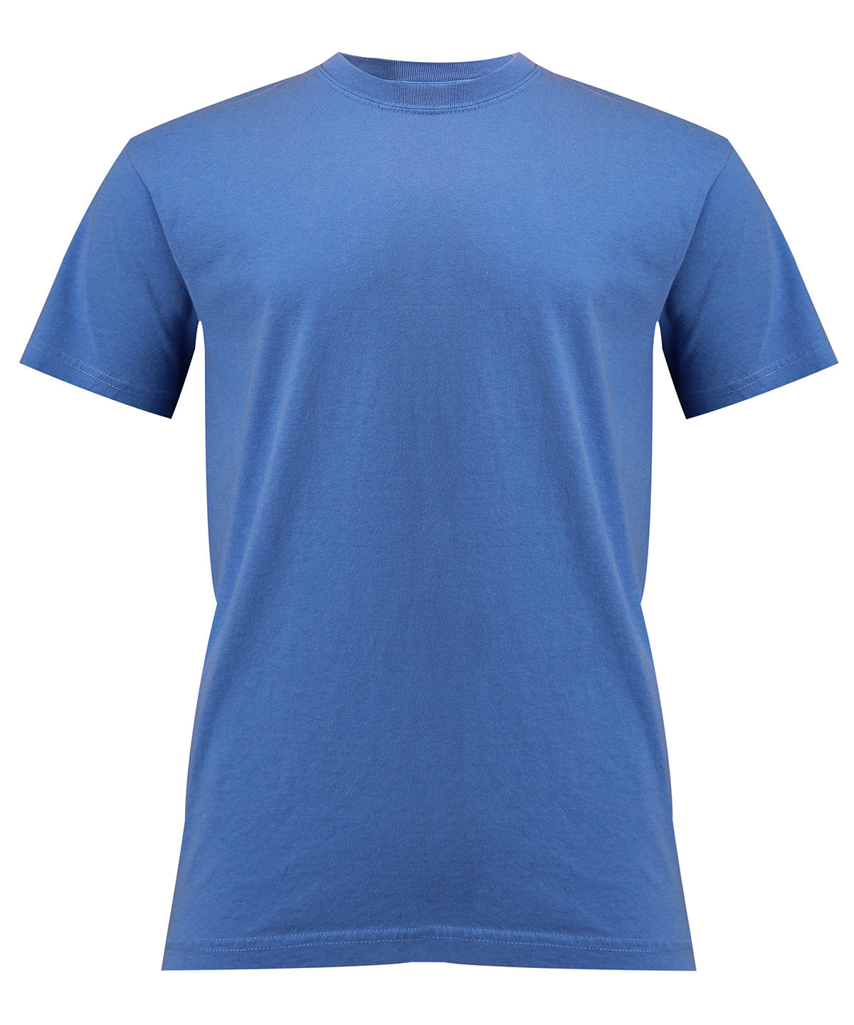 Comfort Colors Heavyweight adult t-shirt in Fluorescent Blue, front view