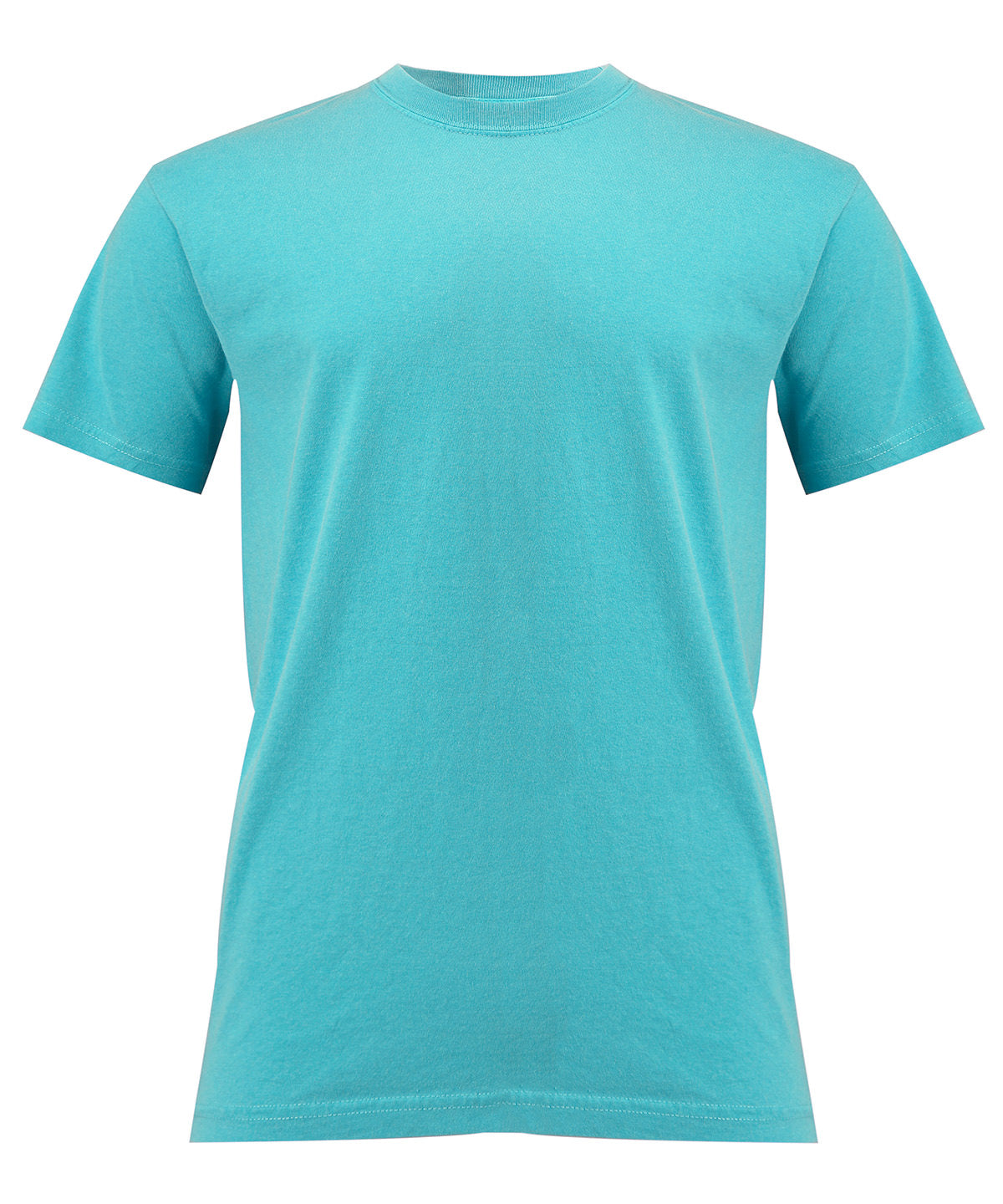 Comfort Colors Heavyweight adult t-shirt in Lagoon Blue, front view