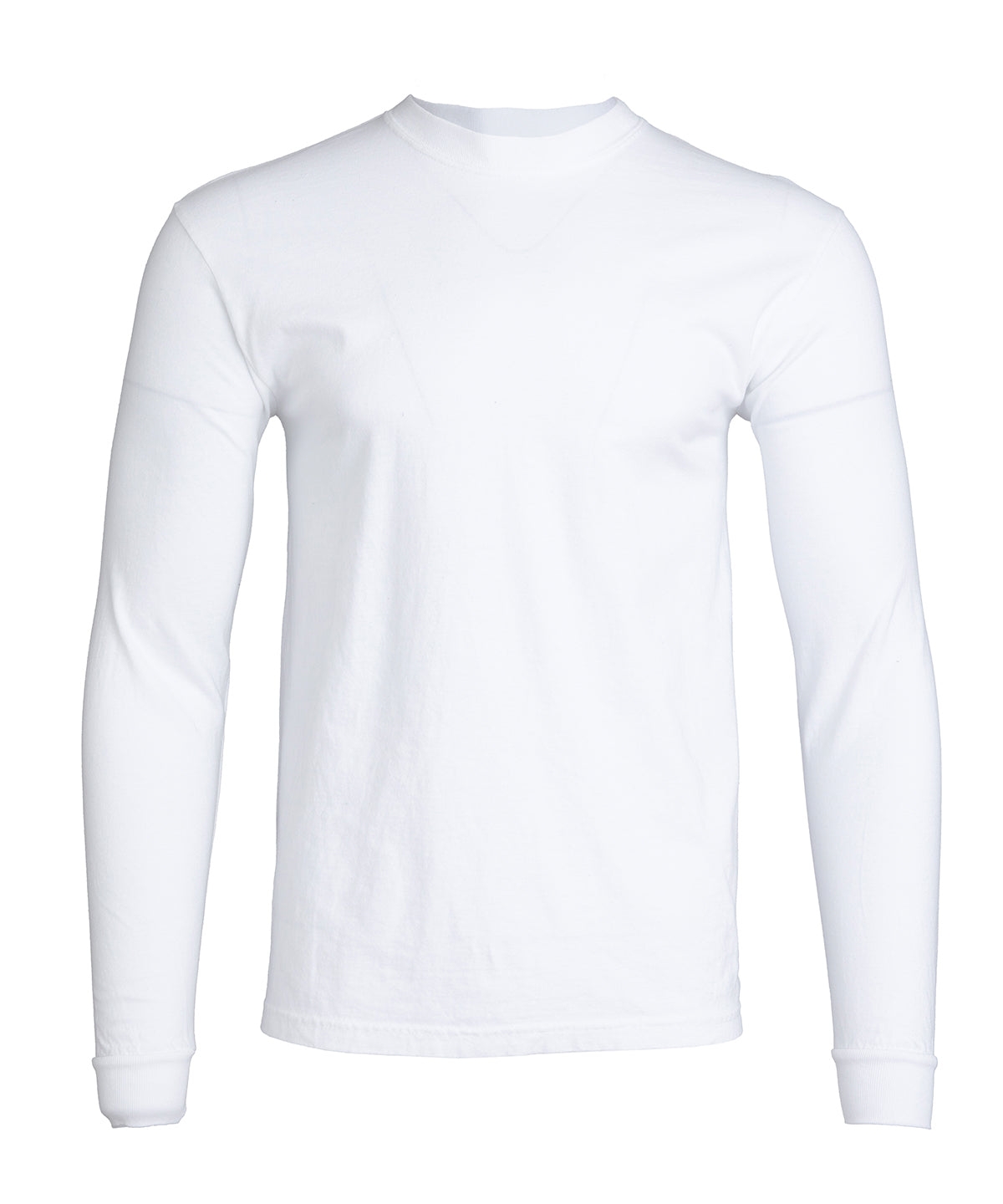 Comfort Colors Long sleeve t-shirt in White, front view