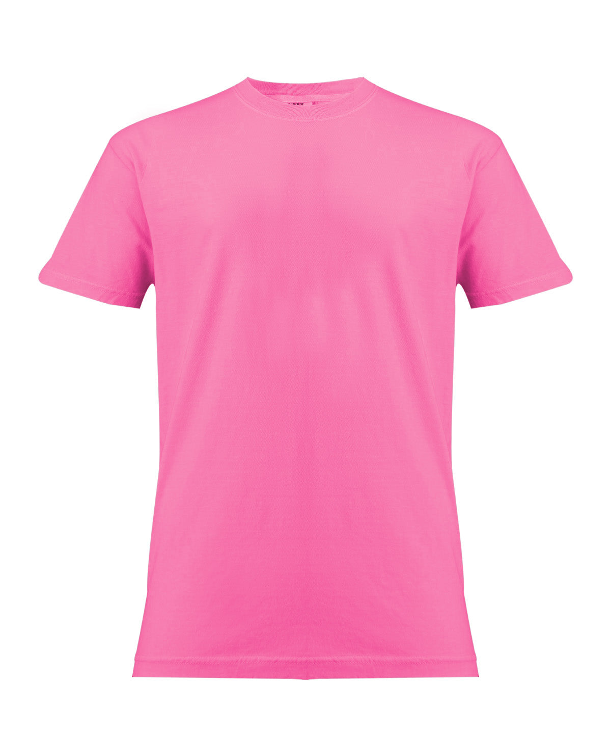 Comfort Colors Heavyweight adult t-shirt in Neon Pink, front view
