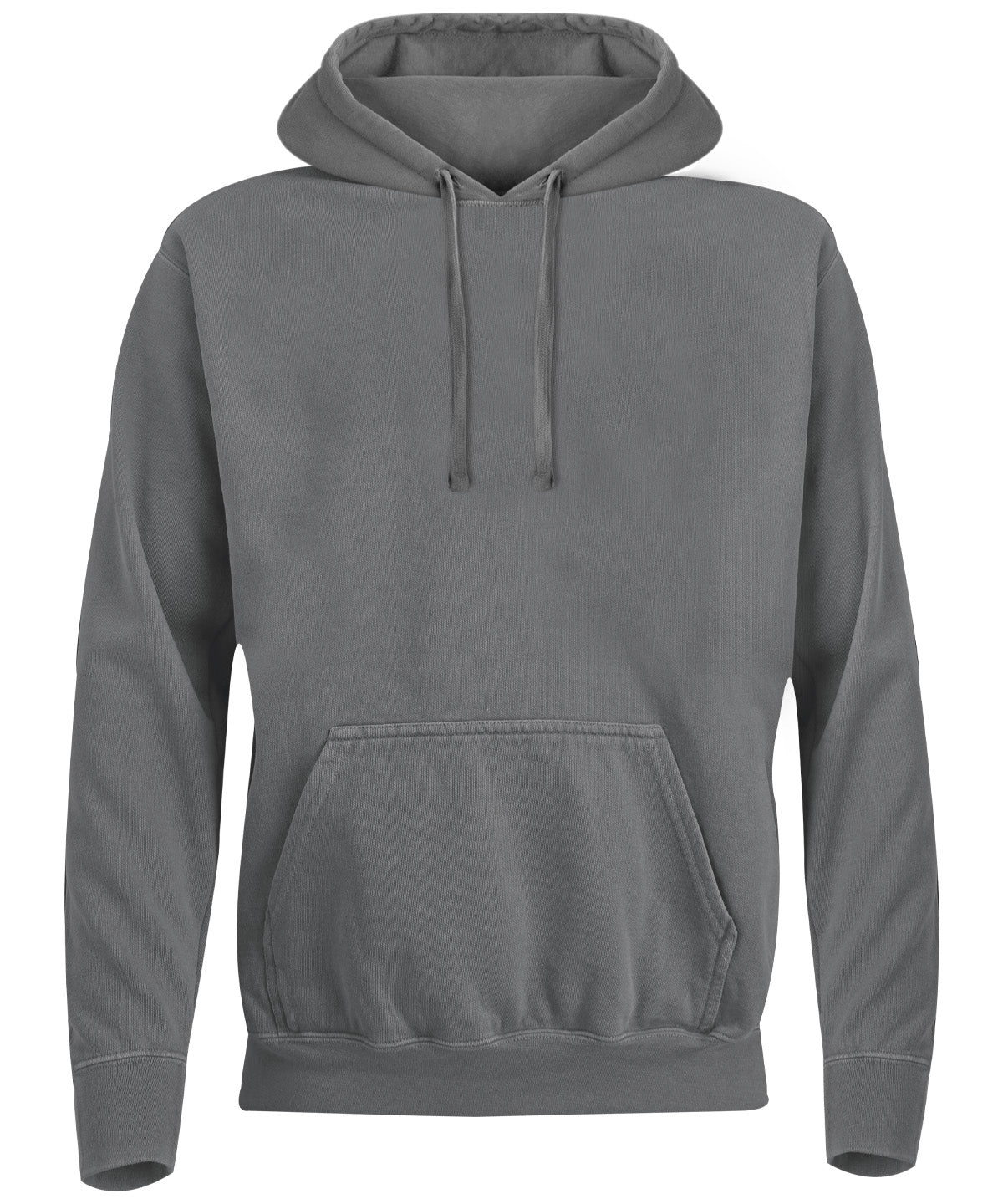 Comfort Colors Hooded sweatshirt in Grey, front view