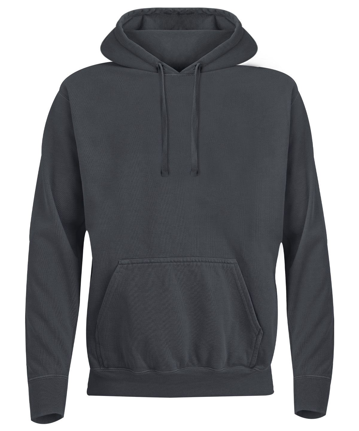 Comfort Colors Hooded sweatshirt in Pepper, front view