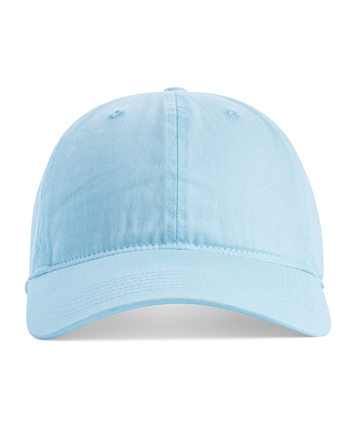 Comfort Colors Sunwashed cap in Chambray, front view