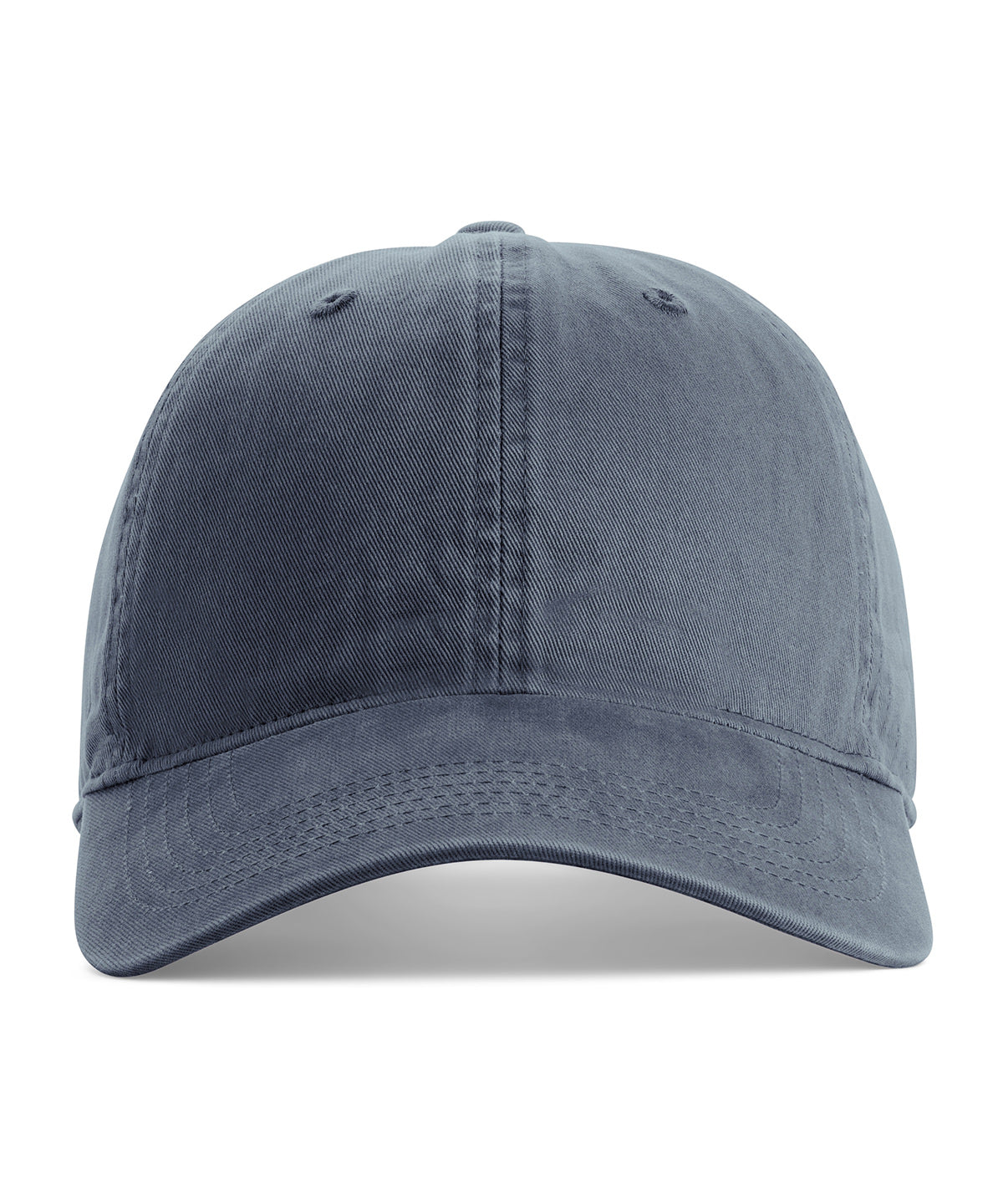 Comfort Colors Sunwashed cap in Denim, front view