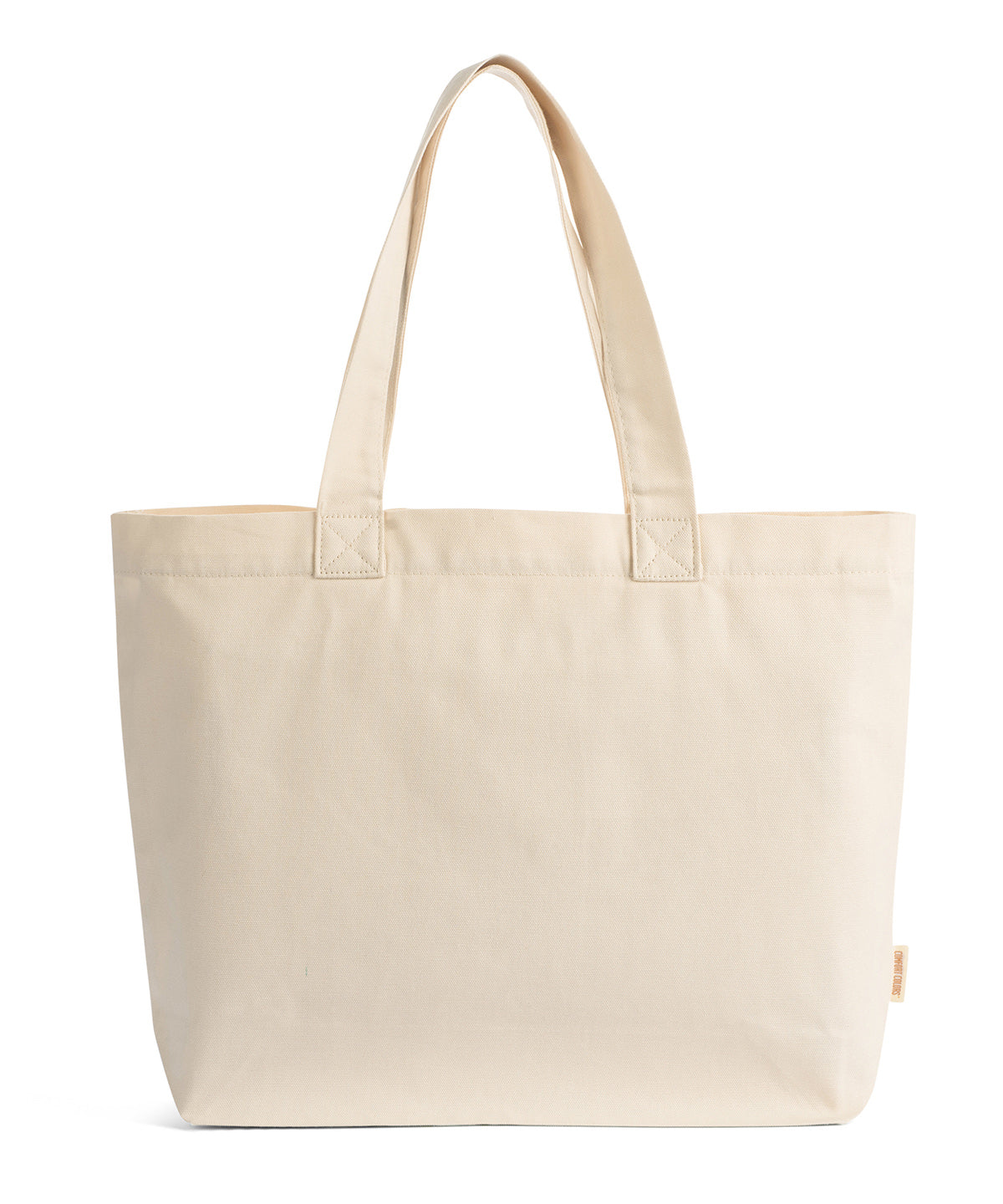 Comfort Colors Cotton canvas tote in Ivory, front view