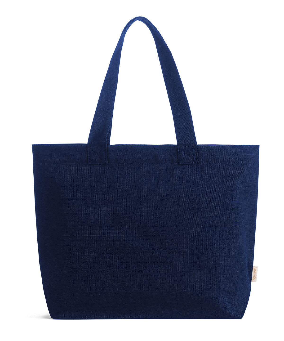 Comfort Colors Cotton canvas tote in True Navy, front view