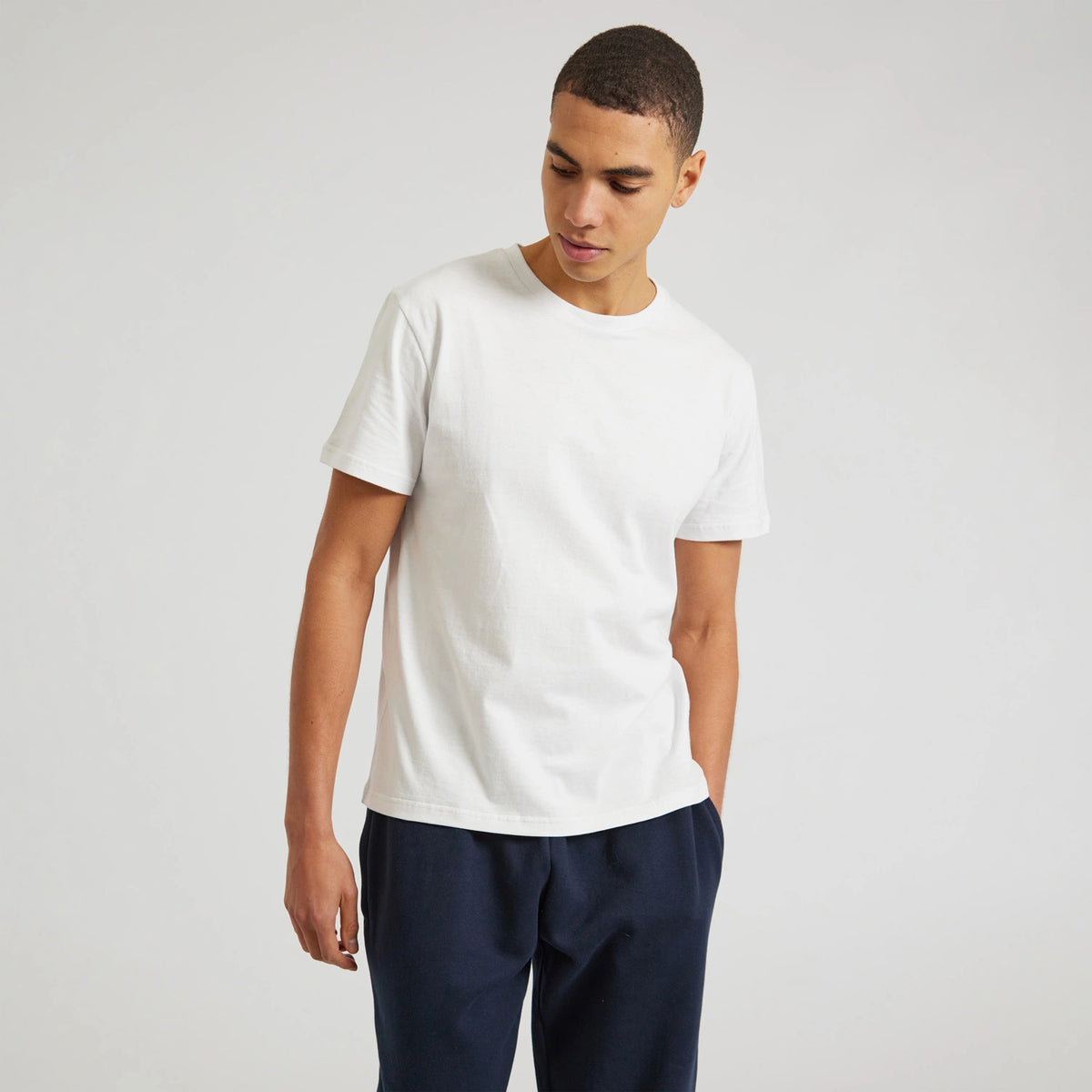 Cotton Ridge CR09 T-Shirt in White